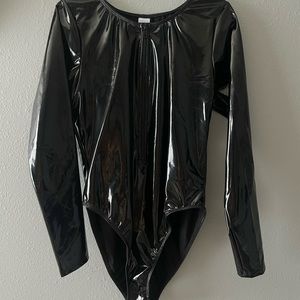 Good American Vinyl Bodysuit